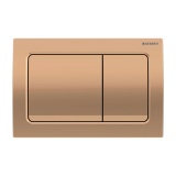 Cutout image of Geberit Alpha01 Square Red Gold Dual Flush Plate